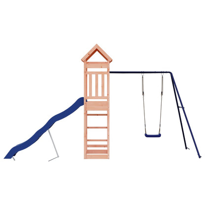Spielturm aus imprägniertem Kiefernholz und massivem Douglasien- und Kiefernholz