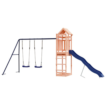 Spielturm aus imprägniertem Kiefernholz und massivem Douglasie und Kiefer