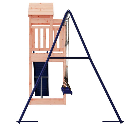 Spielturm aus imprägniertem Kiefernholz und massivem Douglasie und Kiefer