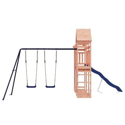 Spielturm aus imprägniertem Kiefernholz und massivem Douglasien- und Kiefernholz