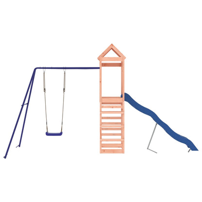 Spielturm aus imprägniertem Kiefernholz und massivem Douglasien- und Kiefernholz