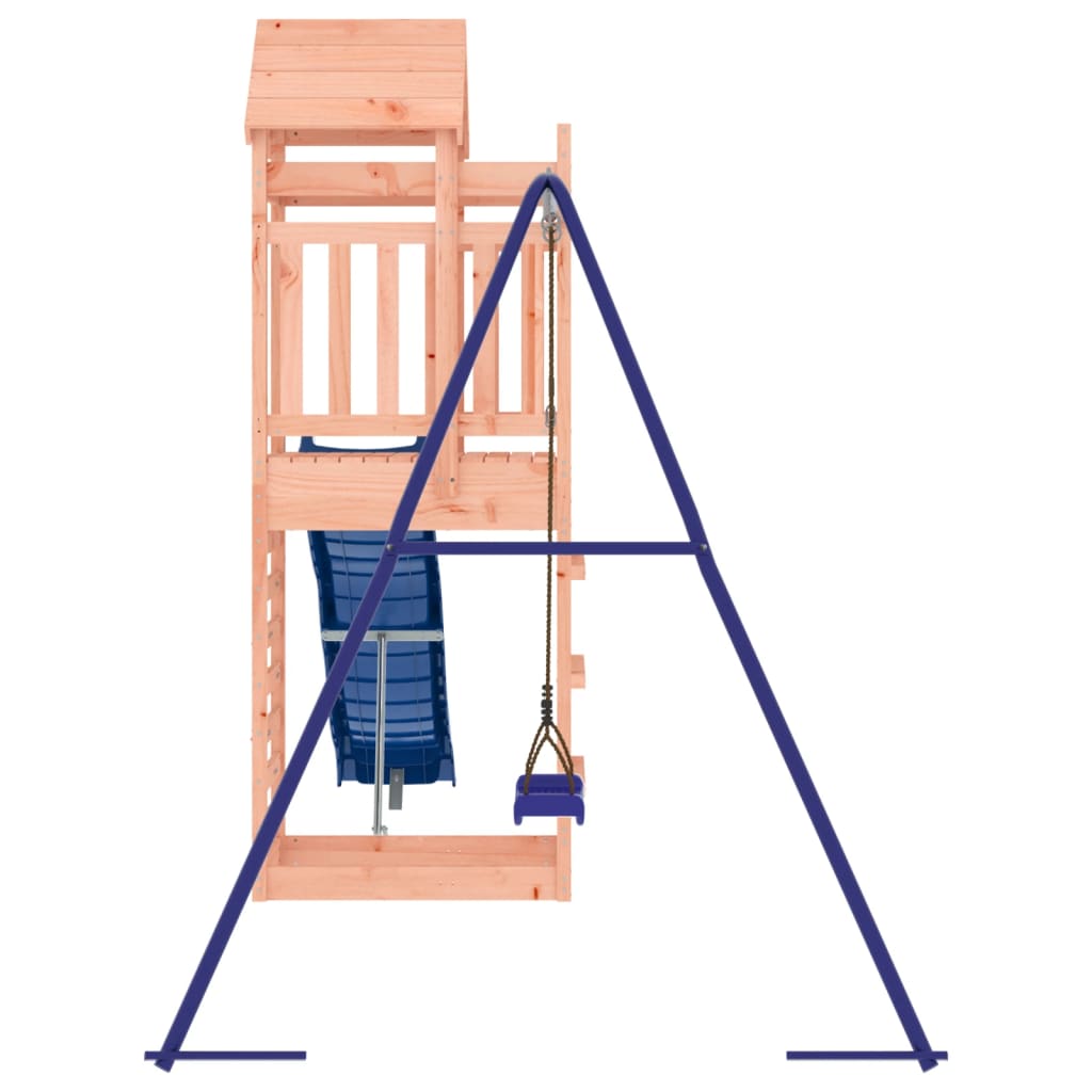 Spielturm aus imprägniertem Kiefernholz und massivem Douglasien- und Kiefernholz