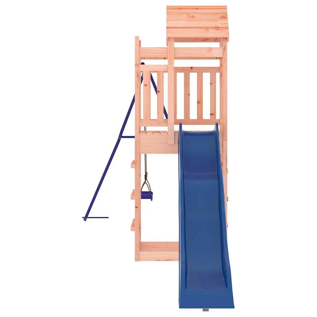 Spielturm aus imprägniertem Kiefernholz und massivem Douglasien- und Kiefernholz