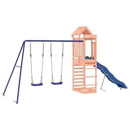 Spielturm aus imprägniertem Kiefernholz und massivem Douglasien- und Kiefernholz