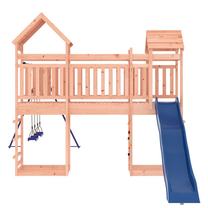 Spielturm aus imprägniertem Kiefernholz und massivem Douglasien- und Kiefernholz