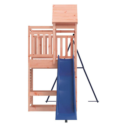 Spielturm aus imprägniertem Kiefernholz und massivem Douglasien- und Kiefernholz