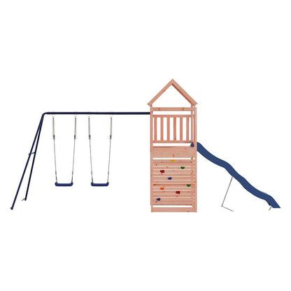 Spielturm aus imprägniertem Kiefernholz und massivem Douglasien- und Kiefernholz