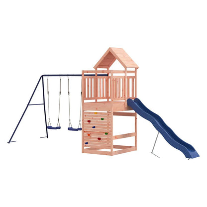 Spielturm aus imprägniertem Kiefernholz und massivem Douglasien- und Kiefernholz