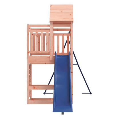 Spielturm aus imprägniertem Kiefernholz und massivem Douglasien- und Kiefernholz