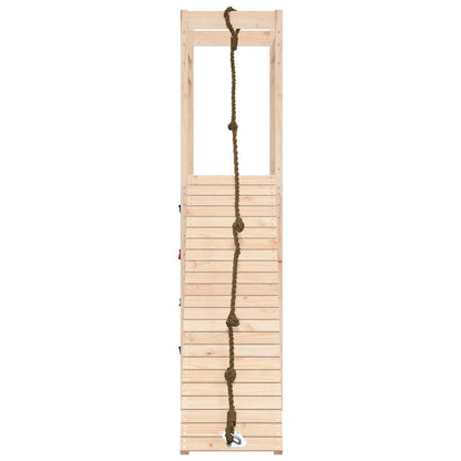 Spielturm aus imprägniertem Kiefernholz und massivem Douglasien- und Kiefernholz