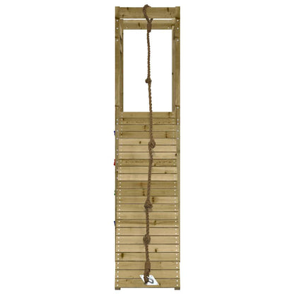 Spielturm aus imprägniertem Kiefernholz und massivem Douglasien- und Kiefernholz