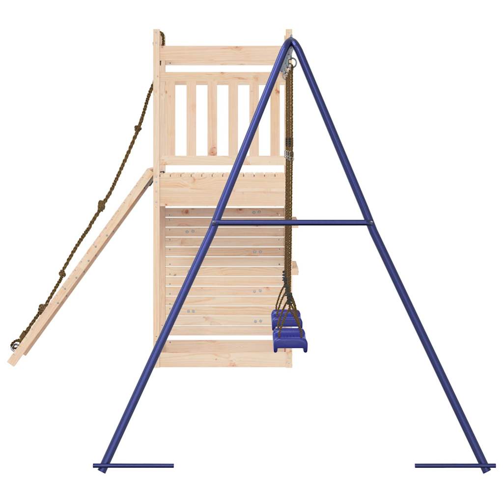 Spielturm aus imprägniertem Kiefernholz und massivem Douglasien- und Kiefernholz