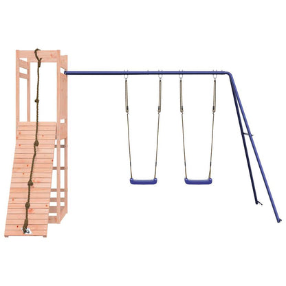 Spielturm aus imprägniertem Kiefernholz und massivem Douglasien- und Kiefernholz