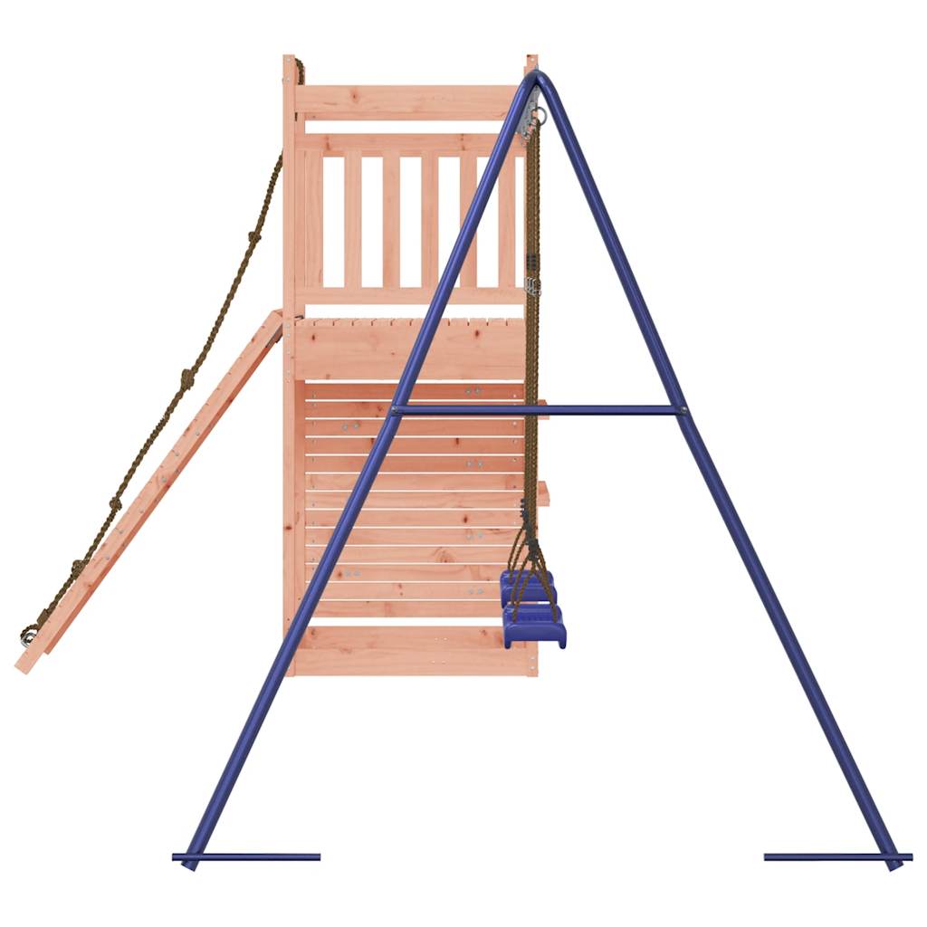 Spielturm aus imprägniertem Kiefernholz und massivem Douglasien- und Kiefernholz