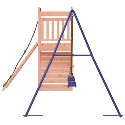 Spielturm aus imprägniertem Kiefernholz und massivem Douglasien- und Kiefernholz