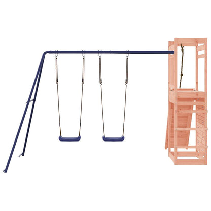 Spielturm aus imprägniertem Kiefernholz und massivem Douglasien- und Kiefernholz