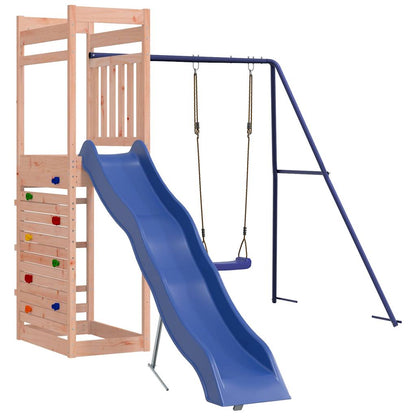 Spielturm aus imprägniertem Kiefernholz und massivem Douglasien- und Kiefernholz