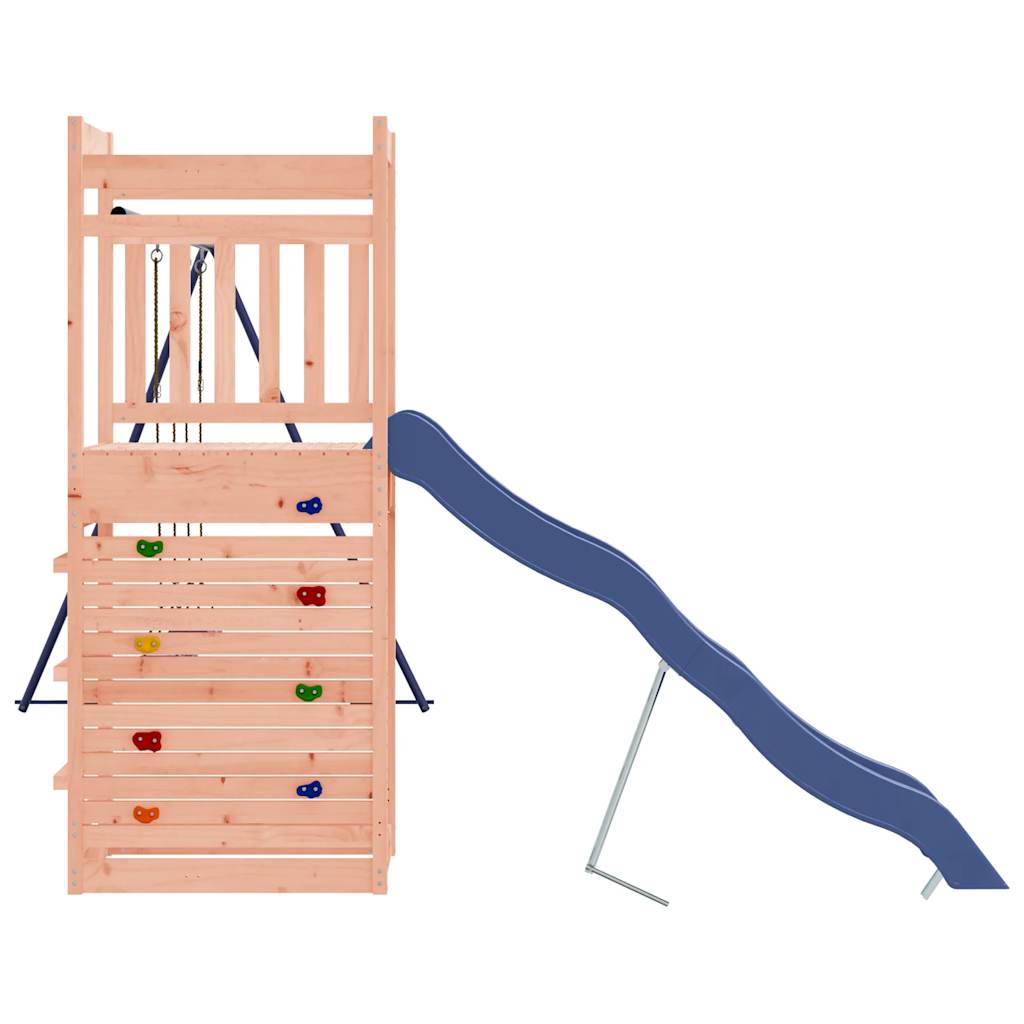 Spielturm aus imprägniertem Kiefernholz und massivem Douglasien- und Kiefernholz