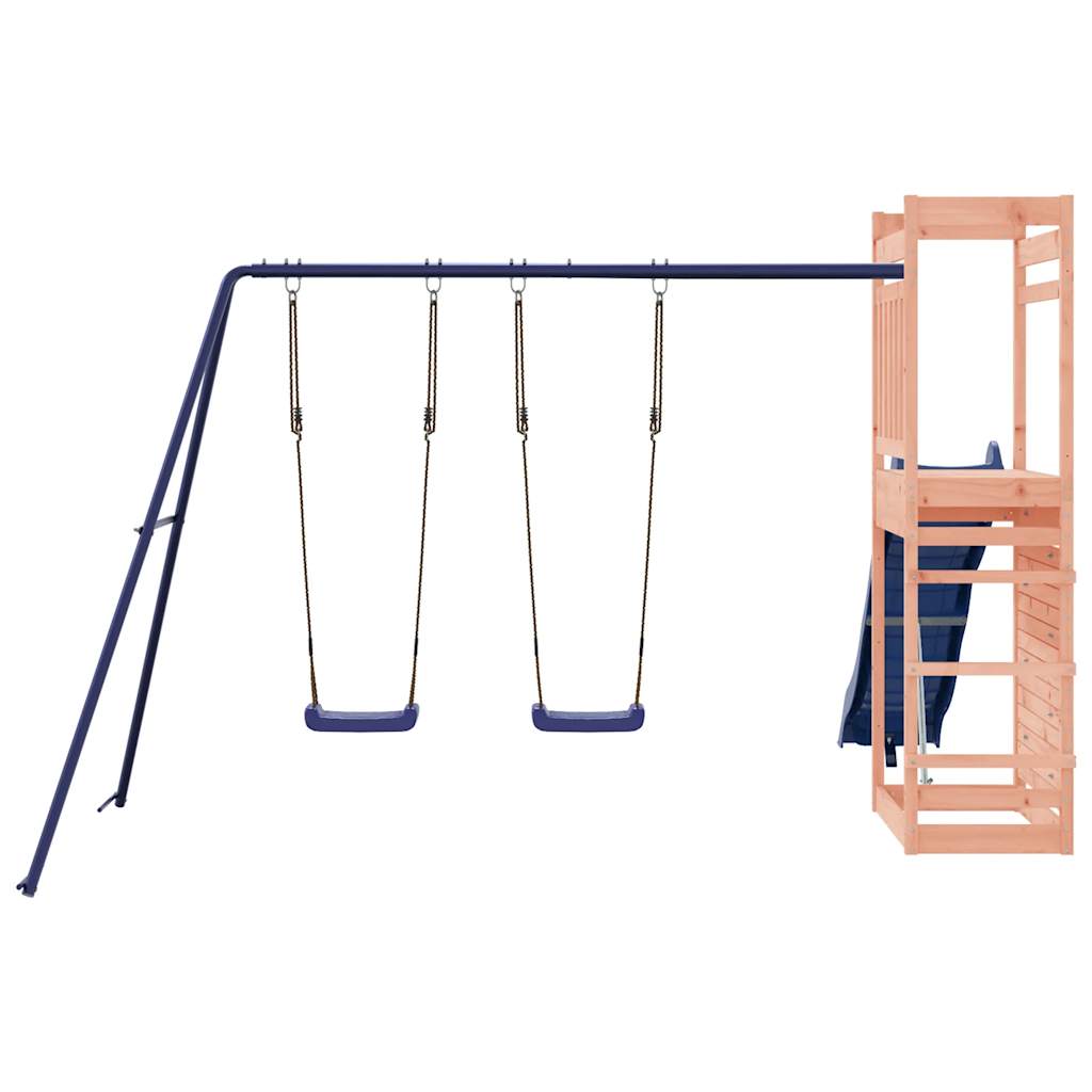 Spielturm aus imprägniertem Kiefernholz und massivem Douglasien- und Kiefernholz