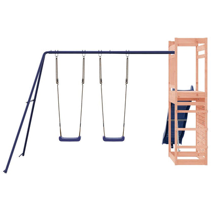 Spielturm aus imprägniertem Kiefernholz und massivem Douglasien- und Kiefernholz