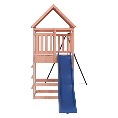 Spielturm aus imprägniertem Kiefernholz und massivem Douglasien- und Kiefernholz