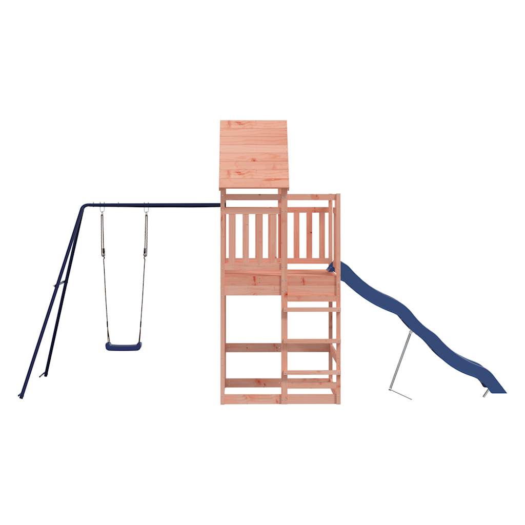 Spielturm aus imprägniertem Kiefernholz und massivem Douglasien- und Kiefernholz