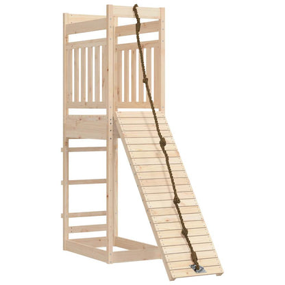 Spielturm aus imprägniertem Kiefernholz und massivem Douglasien- und Kiefernholz