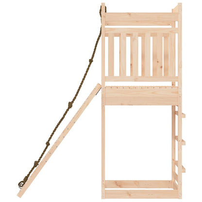 Spielturm aus imprägniertem Kiefernholz und massivem Douglasien- und Kiefernholz