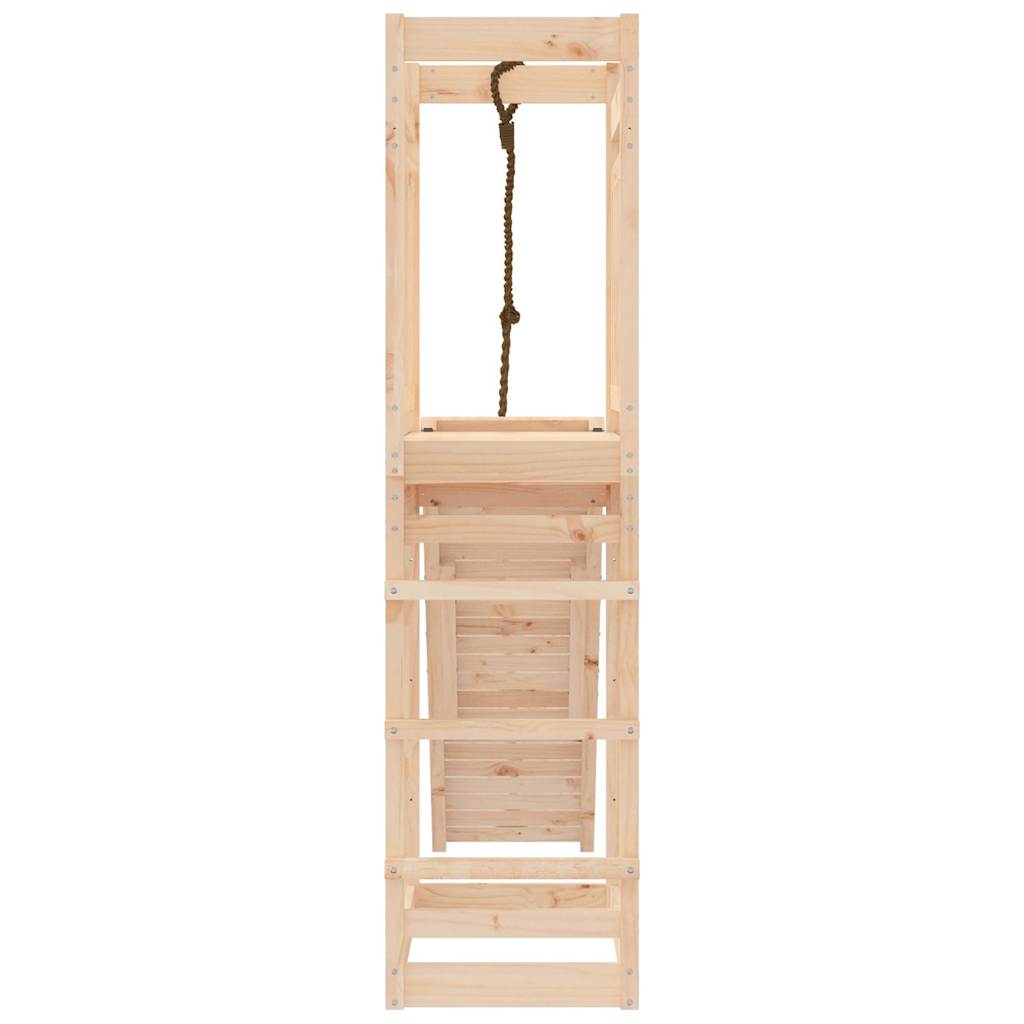Spielturm aus imprägniertem Kiefernholz und massivem Douglasien- und Kiefernholz