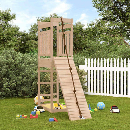 Spielturm aus imprägniertem Kiefernholz und massivem Douglasien- und Kiefernholz