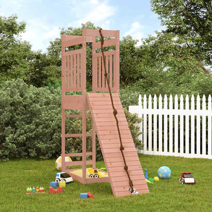 Spielturm aus imprägniertem Kiefernholz und massivem Douglasien- und Kiefernholz