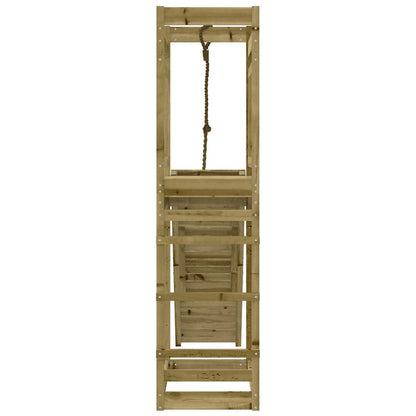 Spielturm aus imprägniertem Kiefernholz und massivem Douglasien- und Kiefernholz