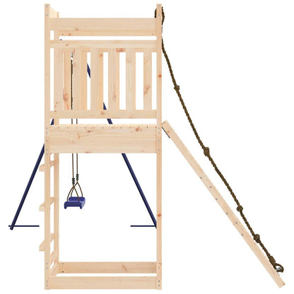 Spielturm aus imprägniertem Kiefernholz und massivem Douglasien- und Kiefernholz