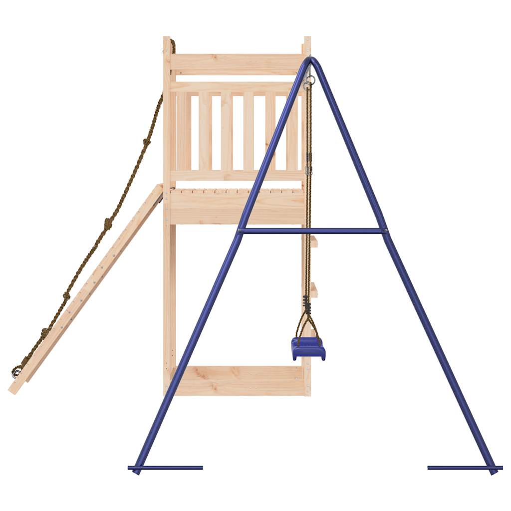 Spielturm aus imprägniertem Kiefernholz und massivem Douglasien- und Kiefernholz