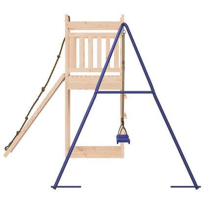 Spielturm aus imprägniertem Kiefernholz und massivem Douglasien- und Kiefernholz