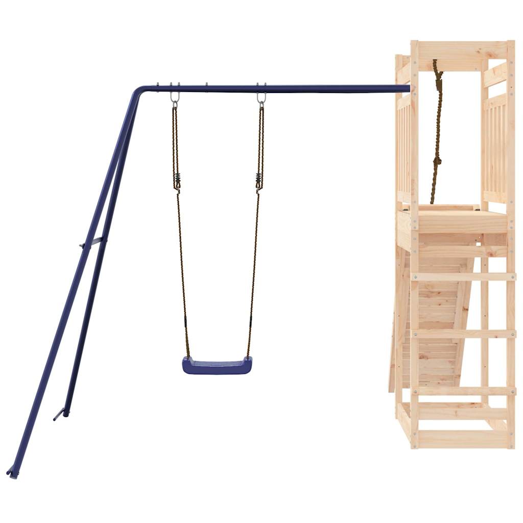 Spielturm aus imprägniertem Kiefernholz und massivem Douglasien- und Kiefernholz