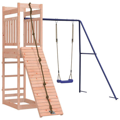 Spielturm aus imprägniertem Kiefernholz und massivem Douglasien- und Kiefernholz
