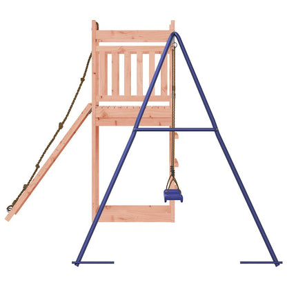 Spielturm aus imprägniertem Kiefernholz und massivem Douglasien- und Kiefernholz