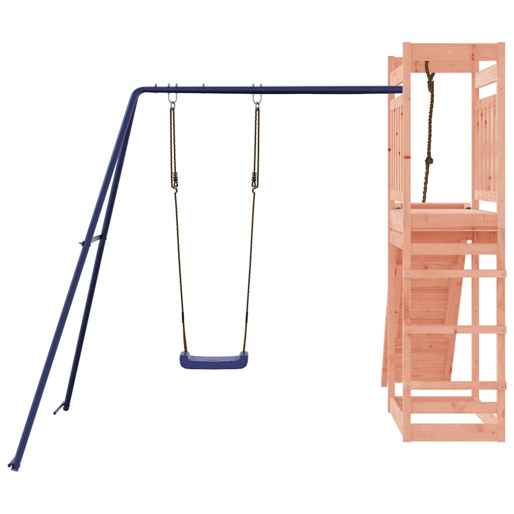 Spielturm aus imprägniertem Kiefernholz und massivem Douglasien- und Kiefernholz
