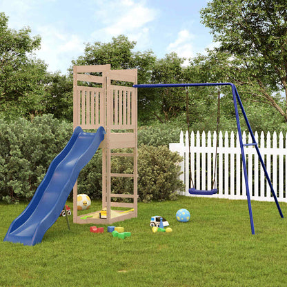 Spielturm aus imprägniertem Kiefernholz und massivem Douglasien- und Kiefernholz