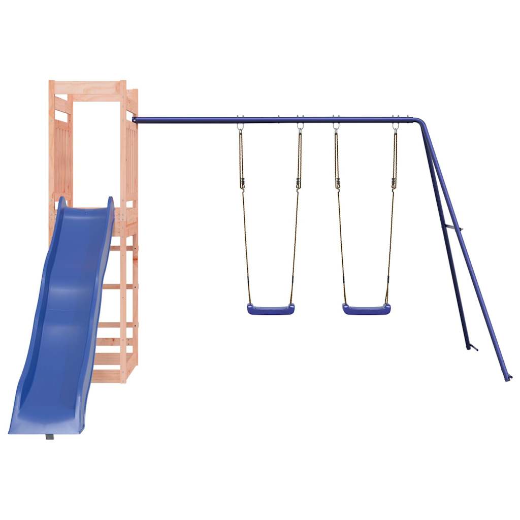 Spielturm aus imprägniertem Kiefernholz und massivem Douglasien- und Kiefernholz