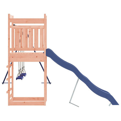 Spielturm aus imprägniertem Kiefernholz und massivem Douglasien- und Kiefernholz