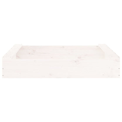 Sandkasten mit Sitzen Quadratisch Massivholz