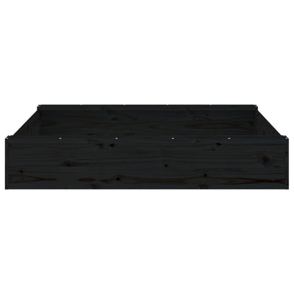 Sandkasten mit Sitzen Quadratisch Massivholz