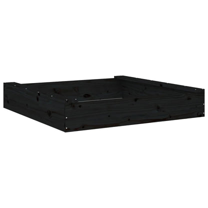 Sandkasten mit Sitzen Quadratisch Massivholz