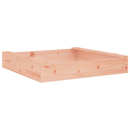 Sandkasten mit Sitzen Quadratisch Massivholz
