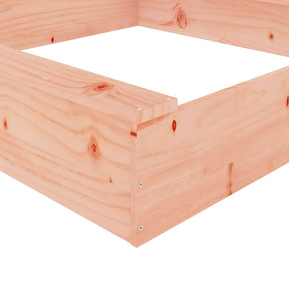 Sandkasten mit Sitzen Quadratisch Massivholz