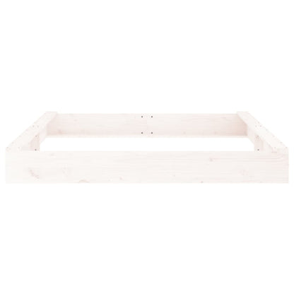 Sandkasten mit Sitzen Quadratisch Massivholz