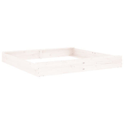 Sandkasten mit Sitzen Quadratisch Massivholz
