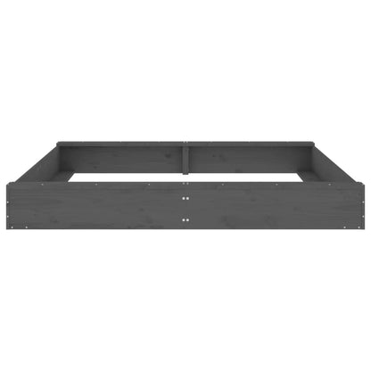 Sandkasten mit Sitzen Quadratisch Massivholz